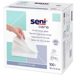 Air-laid tissue wipes